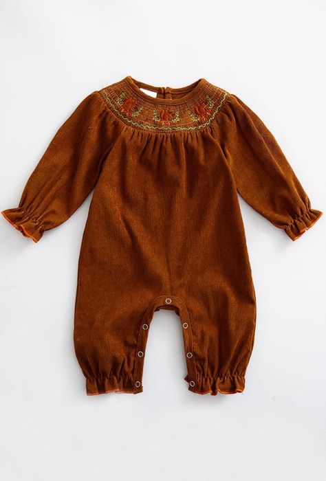 Cottagecore Baby, Brown Romper, Kid Outfits, Dream Kids, Kid Clothing, Farm Clothes, Future Mommy, Boutique Baby