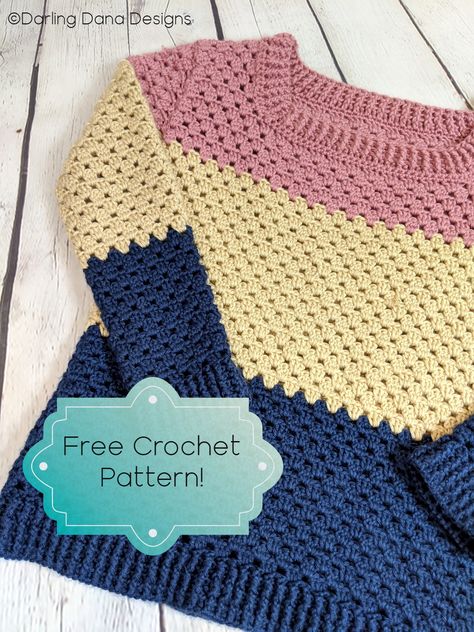 Colorful Crochet Sweater, Crocheted Sweaters, Crochet Scalloped Edge, Crochet Cardigan Tutorial, Crochet Garments, Crochet Sweater Pattern, Jumper Pattern, Crochet Tank Tops, Crochet Shrug Pattern