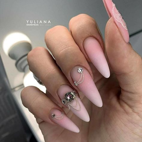 RhinestonesManicure Nailsrhinestones stylish ideas for every day Rhinestones Designs NailsTrendy NailsRhinestones Nail DesignsNails Milky White Nail, Blue Nail Design, Diamond Nail Designs, Pink Tip Nails, Acrylic Nail Ideas, Stone Nail Art, Diamond Nail Art, Elegant Nail Designs, Nail Blue