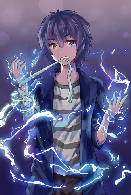 Boy with electric power Cool Anime Guys, Anime People, 판타지 아트, Anime Drawings Boy, 영감을 주는 캐릭터, Art Anime, Anime Boys, Dark Anime