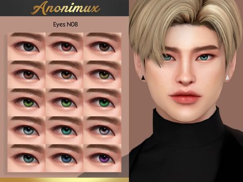 Aesthetic Sims, Sims 4 Cc Eyes, Baby Boy Hairstyles, Hair Man, The Sims 4 Skin, Decals Codes, Makeup Cc, Guys Eyebrows, Free Sims 4