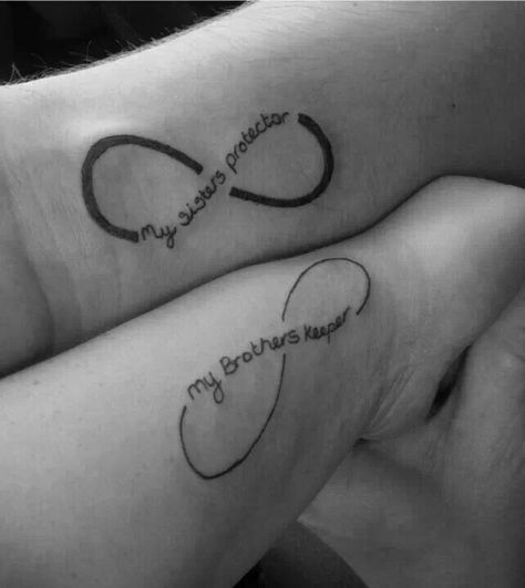 Sister And Brother Tattoos, Brother Sister Tattoo Sibling, Brother And Sister Tattoos, Mommy Daughter Tattoos, Matching Tattoos For Siblings, Tattoos Symbols, Brother Sister Tattoo, Face Tattoos For Women, Butterfly Wrist Tattoo