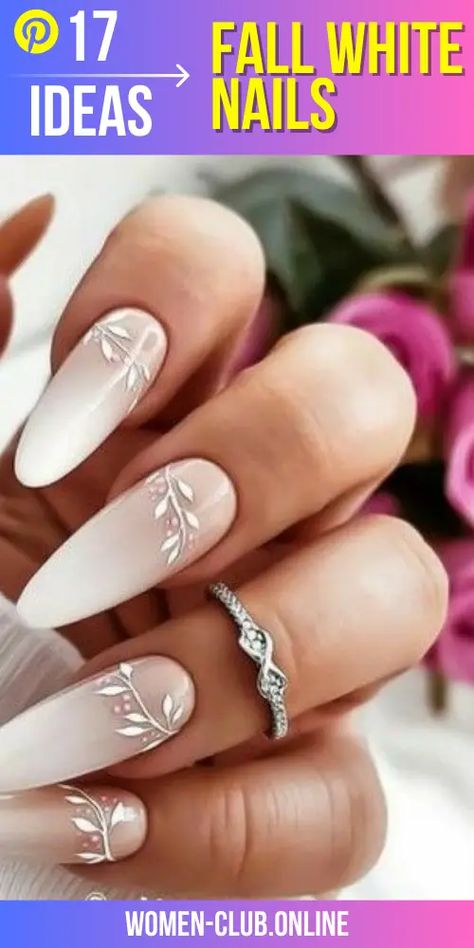 Milky Way: Fall White Nails 2023 - Creamy Nail Colors and Designs Milky White Nails Wedding, Milky White Holiday Nails, Fall White Nails, White Nails 2023, Milky White Nail Art, Trip Nails, Nail Colors And Designs, Matte White Nails, White Lace Nails