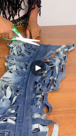 Jeans To Skirt Diy, Denim Diy Upcycling, Reuse Denim, Upcycle Clothes Diy Refashioning, Upcycle Jeans Skirt, What To Do With Old Jeans, Crazy Jeans, Upcycle Fashion Diy, Denim Outfit Fall