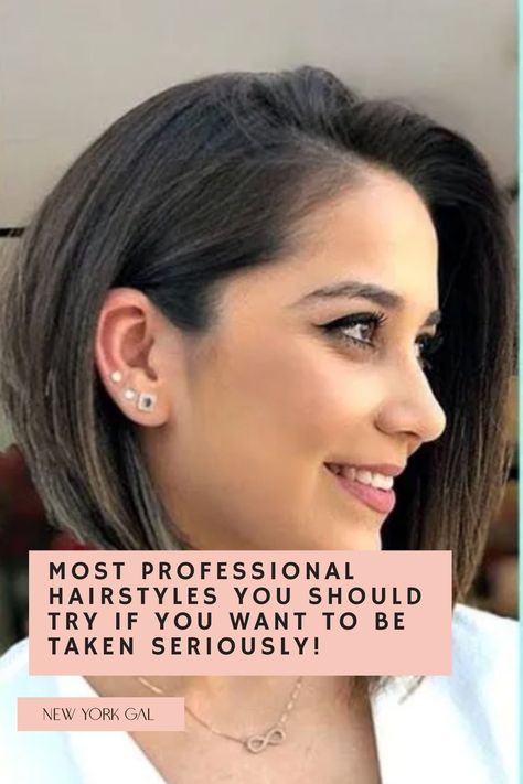 Hairstyles For Professional Women, Medium Professional Hairstyles, Short Hair Business Woman, Interview Hairstyles Shoulder Length, Workplace Hairstyles For Women, Women’s Professional Hairstyles, Professional Shoulder Length Hairstyles, Hair Styles For Interviews Simple, Professional Looking Hairstyles