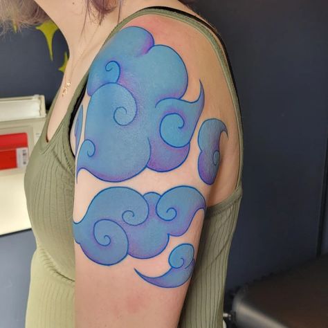 Jinx Tattoo, Overwatch Tattoo, Piercing And Tattoo, Cloud Tattoos, Emo Tattoos, Cloud Tattoo, Gothic Tattoo, Stylist Tattoos, Art Tattoos