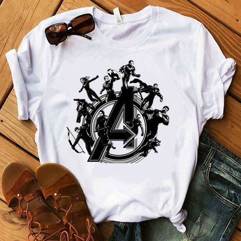 womens avengers t shirt Check more at https://worldsnew.com/product/womens-avengers-t-shirt-138/ Avengers Tshirt Design, Avengers T Shirt, Female Avengers, Avengers Shirt, Cute Shirt Designs, Print Pictures, Cute Shirts, Cotton Fiber, Tshirt Print