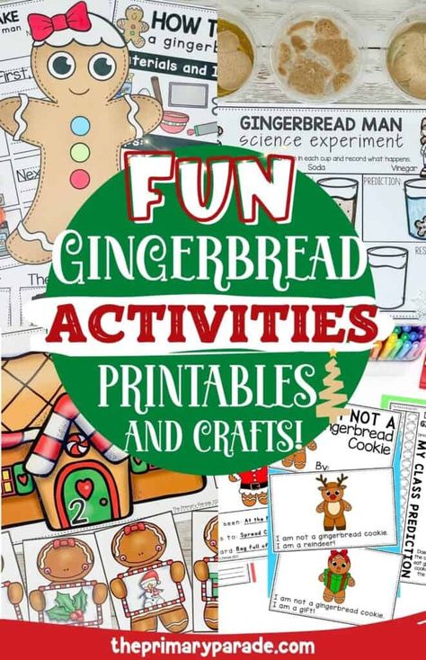 Gingerbread activities for preschool Gingerbread Cookie Craft Preschool, Gingerbread Bingo Printable Free, Gingerbread Man Hunt Preschool, Gingerbread Friends Activities, Gingerbread Man Activities For Preschool, Gingerbread Man Worksheets, Gingerbread Writing Activities, Gingerbread Classroom Activities, Gingerbread Games For Kids