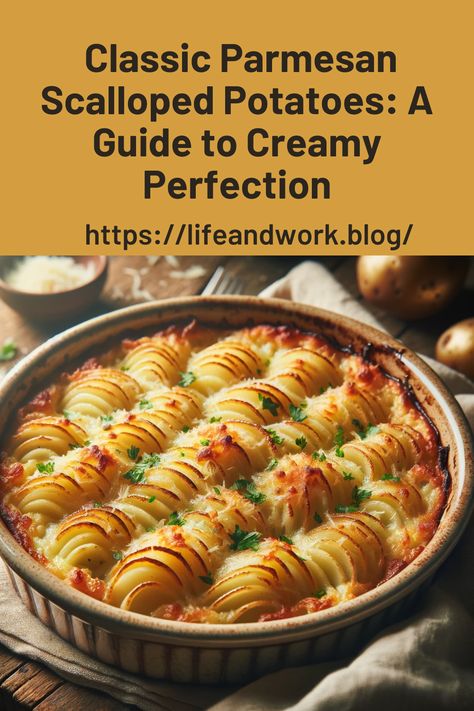 Parmesan Scalloped Potatoes Recipe Parmesan Scalloped Potatoes, Best Scalloped Potatoes, Scalloped Potatoes Recipe, Scalloped Potato Recipes, Mandolin Slicer, Yukon Gold Potatoes, Scalloped Potatoes, Sliced Potatoes, Potatoes Recipe