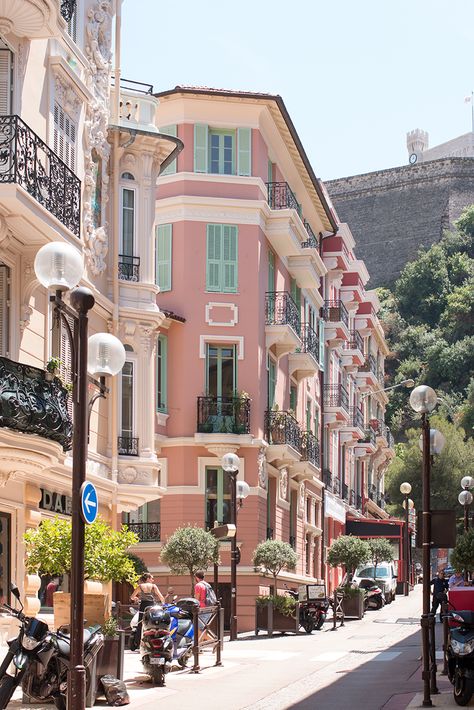 Monaco Streets, Monaco Architecture, Vintage Pink Aesthetic, Monte Carlo Travel, Dress Cowboy Boots, Leather Aesthetic, Monaco Yacht, Nice Cote D Azur, Monaco Yacht Show