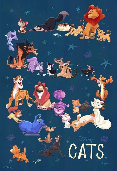 Bill Robinson, Disney Mignon, Animation Disney, Cartoon Cats, Disney Cats, Images Disney, Karakter Disney, Disney Dogs, Cat Cartoon