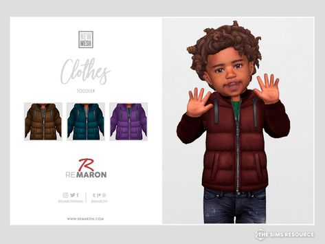 Sims 4 Jacket, Sim4 Mods, Toddler Cc Sims 4, Sims 4 Toddler Clothes, Sims 4 Family, Sims Clothes, Sims 4 Cc Kids Clothing, Cc Furniture, Free Sims 4