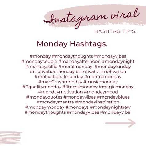 Small Business Hashtags, Photo Challenge Instagram, Business Hashtags, Monday Couple, Local Business Marketing, Challenge Instagram, Monday Monday, Monday Inspiration, Instagram Challenge