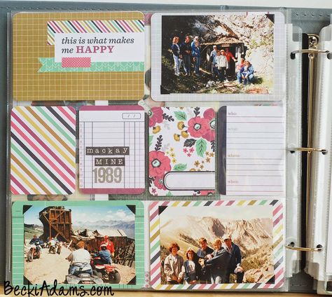 Becki Adams: Restoring Old Photo Albums into Pocket Page Scrapbooks (Part Three) Photo Preservation, Photo Management, Photo Organization Storage, Photo Album Storage, Photo Organizer, Organize Photos, Organizing Photos, Pocket Page Scrapbooking, Photo Organizing