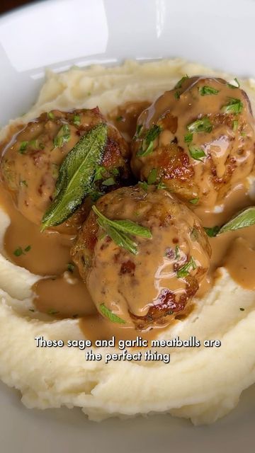 Sage Meatballs, Budget Bites, Easy Quick Recipes, Garlic Meatballs, Beans Recipes, Tenderstem Broccoli, Pork Meatballs, Healing Recipes, Meatballs Recipe