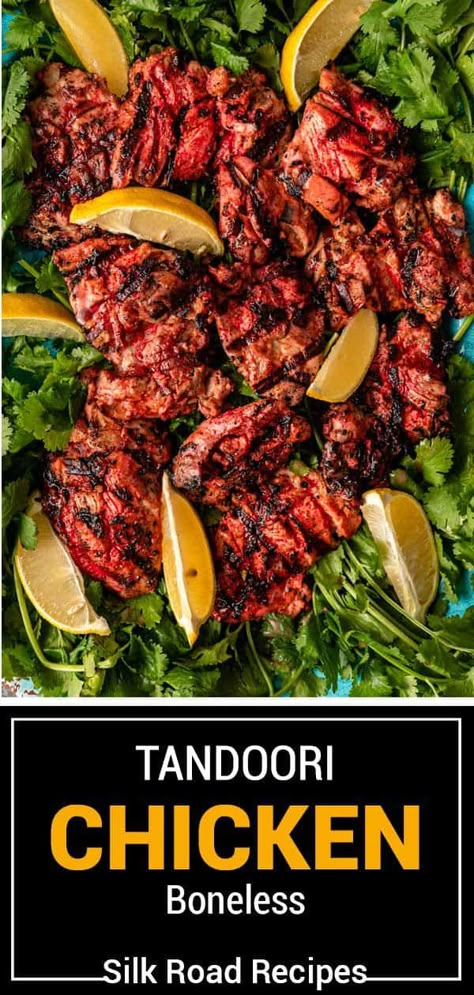 Chicken Tikka Tandoori, Authentic Tandoori Chicken, Tandoori Chicken Masala Recipe, Smoked Tandoori Chicken, Tandoori Chicken Marinade Yogurt, How To Make Tandoori Chicken, Tandori Spice Chicken Recipe, Indian Grilled Chicken, Indian Grilled Chicken Recipes