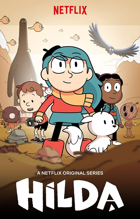 Hilda (2018) Hilda Tv Show, Hilda The Series, Hilda Poster, Hilda Netflix, Netflix Original Series, Model Sheet, Netflix Originals, Shows On Netflix, Urban Fantasy