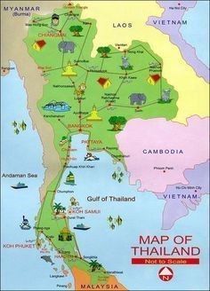 Thailand Map, Thailand Honeymoon, Thailand Itinerary, Asia Trip, Thailand Adventure, Thailand Vacation, Thailand Backpacking, Thailand Travel Tips, Thailand Travel Guide