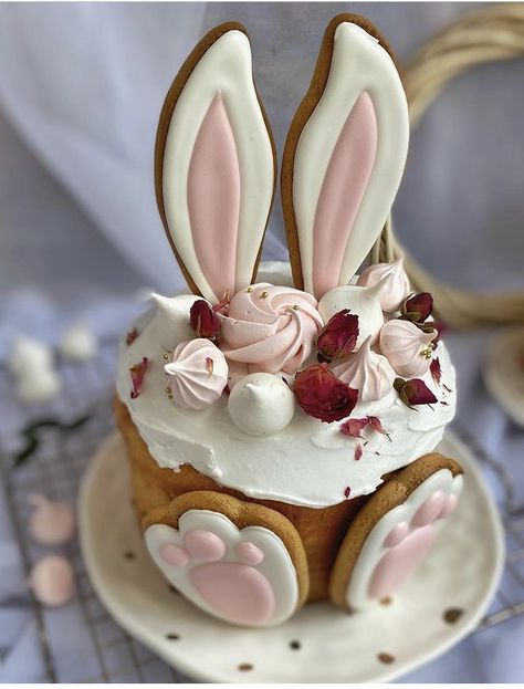 Easter Cake Designs, Easter Themed Cakes, Easter Snacks, Easter Sugar Cookies, Easter Sweets, Spring Cake, Easter Baking, Easter Cake, Easter Dessert