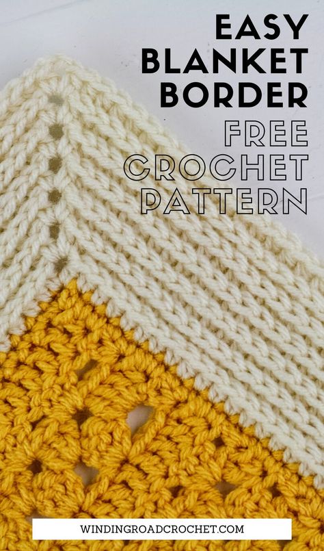 Blanket Border, Crochet Blanket Border, Crochet Blanket Edging, Háčkované Lemy, Granny Stripe, Crochet Border Patterns, Stripe Crochet, Crochet Blanket Pattern Easy, Confection Au Crochet