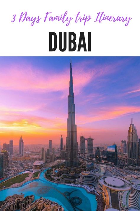 3 days in Dubai: Family trip Itinerary to the City of Gold Best Places In Dubai, Dubai Things To Do, Uae Travel, Dubai Travel Guide, Dubai Holidays, Dubai Vacation, Dubai Desert, Visit Dubai, Dubai Travel