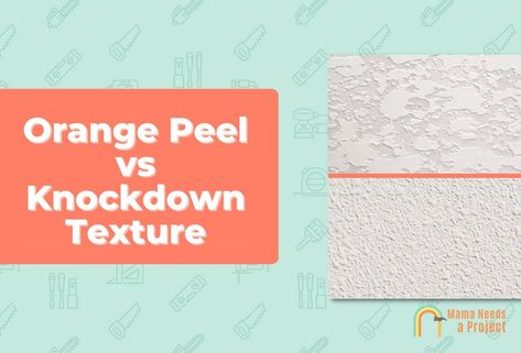 Orange Peel Ceiling Texture, Orange Peel Ceiling, Knockdown Texture Walls, Knockdown Texture, Orange Peel Walls, Orange Peel Wall Texture, Drywall Texture, Orange Peel Texture, Using A Paint Sprayer