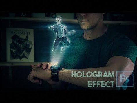 Cyberpunk Western, Hologram Video, Hologram Effect, Photoshop Lighting, Photoshop Youtube, Adobe Photoshop Design, Adobe Tutorials, Adobe Photoshop Tutorial, Photoshop Video