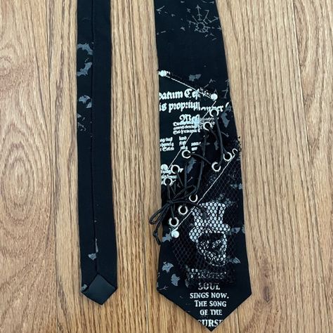 Punk Suit, Punk Tie, Loose Tie, Kei Visual, Frankie Stein, Under Your Spell, Cool Ties, Custom Ties, Punk Outfits