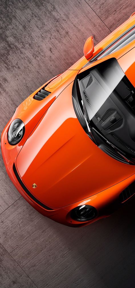 Orange Porsche Wallpaper, Porsche Wallpaper Iphone, Porsche Aesthetic, Porsche Wallpaper, Wallpaper Iphone 11, Black Porsche, Iconic Models, Orange Car, Sports Car Wallpaper