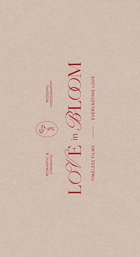 But First Love, Winter Branding Graphic Design, Crest Logo Design Inspiration, Romantic Branding Aesthetic, Wedding Brand Color Palette, Typography Email Design, Valentines Day Ads Design, Cool Wedding Ideas Creative, Wedding Brand Identity