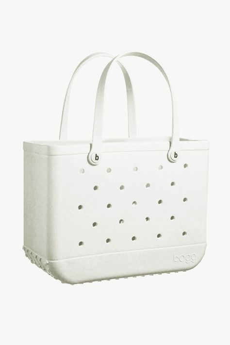 Bogg Bag Original Large Bogg Bag in White White Bogg Bag, Picnic Cafe, College Girl Gifts, Dog Girl, 2024 Wishlist, Bogg Bag, College Girl, Bags Aesthetic, Bag Shop