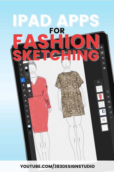 Apps For Designing Clothes, Ipad For Fashion Design, Drawing App For Ipad, Ipad Fashion Illustration, Best Fashion Designing Apps, Design Development Fashion, Fashion Design Apps, Fashion Designing Apps, Designing Apps