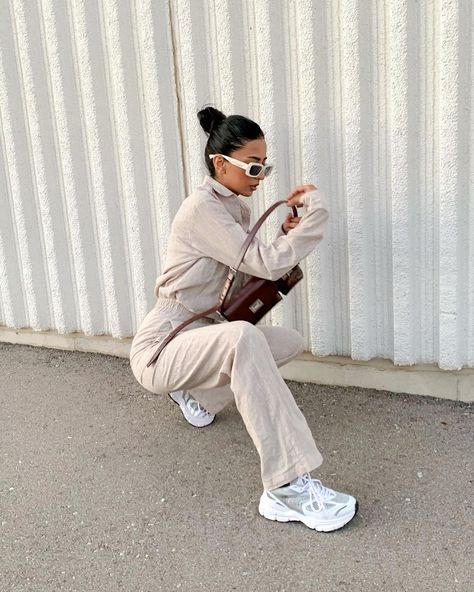 Maha. on Instagram: “Neutral tones” Tank Top Over Turtleneck, Tik Tok Fashion, Latest Fashion For Girls, Dainty Dress, Fashion Tiktok, Fashion Creator, Tiktok Fashion, Future Style, Fashion Videos