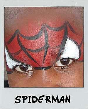 SPIDERMAN Simple Spider Man Face Paint, Simple Spiderman Face Paint, Spider Man Makeup Easy, Spiderman Face Paint Easy, Spider Man Face Paint Easy, Easy Spiderman Face Paint, Quick Face Painting, Simple Face Painting, Spider Man Face Paint