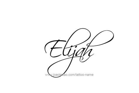 Elijah Tattoo Ideas, Elijah Tattoo Name, Elijah Tattoo, Elijah Name, Eli Tattoo, Tattoos With Names, Name Drawings, Stitch Tattoo, Tattoos For Black Skin