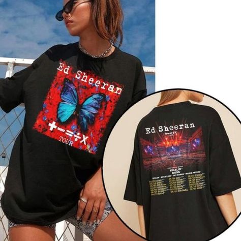 Mathematics Tour 2023 Ed Sheeran T-shirt 2 Sides - Music Fans Gift Tee Shirts Ed Sheeran Tshirt, Ed Sheeran Tour, Ed Sheeran T Shirt, Concert T Shirt, Khalid, Concert Tshirts, Music Fans, Ed Sheeran, Trending Tshirts