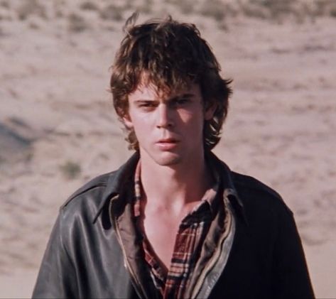 C Thomas Howell as Jim Halsey in The Hitcher (1986) Jim Halsey, The Hitcher 1986, C Thomas Howell, The Hitcher, 80’s Men, Thomas Howell, 80s Actors, Dallas Winston, Questions For Friends