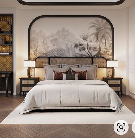 Indochine Style, Classical House, Hotel Room Design, Bed Design Modern, Bedroom Decor Design, Bedroom Bed Design, Bad Design, Hilton Hotel, Bedroom Furniture Design