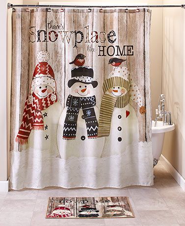 Buffalo Plaid Curtains, Snowman Shower Curtain, Fall Bathroom Decor, Christmas Shower Curtain, Inspirational Horse Quotes, Fall Bathroom, Holiday Bedroom, Indoor Holiday Decor, Plaid Curtains