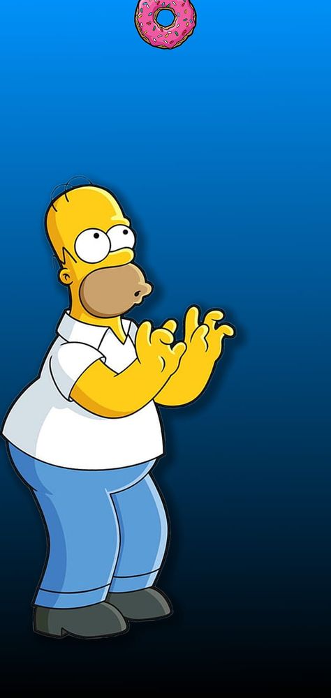 Homer and Samsung, blue, cartoon, family, hole, homer, punch hole, samsung note, samsung note 10, samsung note 10 plus, simpson, HD phone wallpaper Simpsons Wallpaper, Cartoon Family, Blue Cartoon, Samsung Note, The Simpsons, Phone Wallpaper, Screen