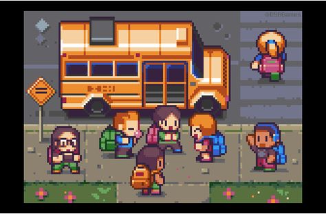 Good Old Days by AlbertoV Paul Robertson, Pixel Character, Game Graphics, Pixel Characters, Gameboy Color, Pixel Animation, Pixel Art Tutorial, Art Games, Cool Pixel Art