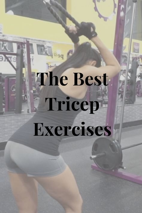 I posted a workout video on my YouTube channel, of the best tricep exercises. I wanted to compliment it with a blog post. The exercises are listed below along with the link to the video. #tricepworkout #tricepsworkout #tricepexercises #tricepsexercises #armworkout Tricep Brachii Workout, Tricep Workout, Best Tricep Exercises, Overhead Tricep Extension, Tricep Kickback, Tricep Extension, Triceps Workout, Effective Workouts, Personal Training