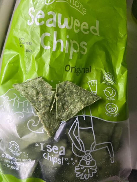 Chips food healty Seaweed Chips, High Protein Low Calorie, High Fiber, Low Calorie, High Protein, Vegan Gluten Free, Chips