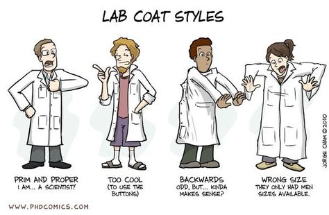 Lab coat styles Chemistry Memes, Laboratory Humor, Phlebotomy Humor, Lab Rules, Brandon Bell, Phd Comics, Future Scientist, Lab Humor, Clinical Laboratory