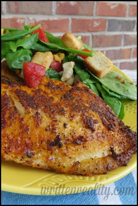 Blackened Fish on the Grill - Written Reality Fish On The Grill, Grill Fish, Blackened Fish, Blacken Fish, Grilled Fish Recipes, Cook Fish, Grill Food, Recipes Seafood, Shell Fish