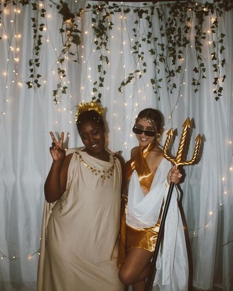 Olympus PSO on Instagram: "Take us back to the Toga Party!🤩" Toga Party Photo Backdrop, Night In Greece Hoco Theme, Greek Theme Bachelorette Party, Goddess Theme Party Outfit, Toga Party Aesthetic, Night In Olympus Prom, Olympus Party Decorations, Greek Pool Party, Goddess Party Ideas