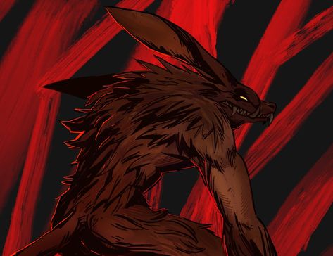 The terrible Wererabbit, Antoine Gerday on ArtStation at https://www.artstation.com/artwork/ybE33n Horror Beast Art, Bunny Monster, Animal Horror Art, Rabbit Character, Rabbit Monster, Bunny Monster Art, Rabbit Monster Art, Rabbit Monster Character Design, Creepy Monster