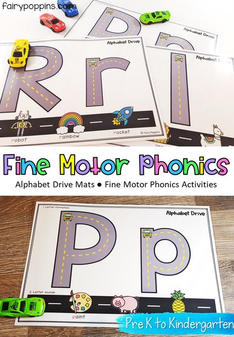 Phonics Activities Kindergarten Beginning Sounds, First Letter Of Your Name Activities, Letter Stations Kindergarten, Fine Motor Phonics Activities, Beginning Letter Sound Activities Preschool, Learn Letter Sounds, Letters And Sounds Activities Preschool, Letter Formation Activities Preschool, Letter And Sound Activities