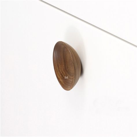 MN4328-065-WNL Wood Cabinet Knobs, Cabinet Hardware Knobs, Walnut Cabinets, Inexpensive Furniture, Wood Knobs, Kitchen Cabinet Hardware, Wood Cabinet, Kitchen Cabinets In Bathroom, Bathroom Cabinets