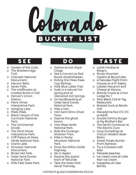 Denver Colorado September Outfits, Colorado Bucket List Things To Do, Places To Visit Colorado, Denver Colorado Bucket List, Move To Colorado, Colorado Summer Bucket List, Estas Park Colorado, 50 State Road Trip, Colorado Must See Bucket Lists